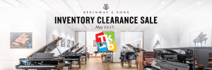 Steinway Clearance Sale at Turners Keyboards