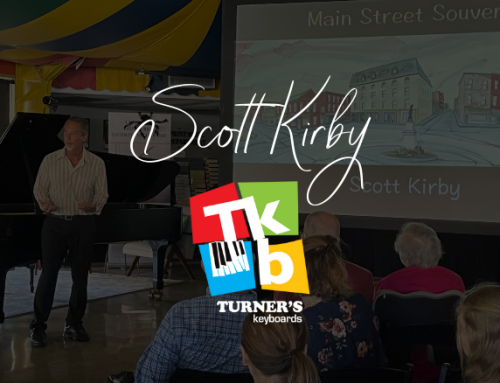 Scott Kirby’s Main Street Souvenirs Celebrated at Turner’s Keyboards