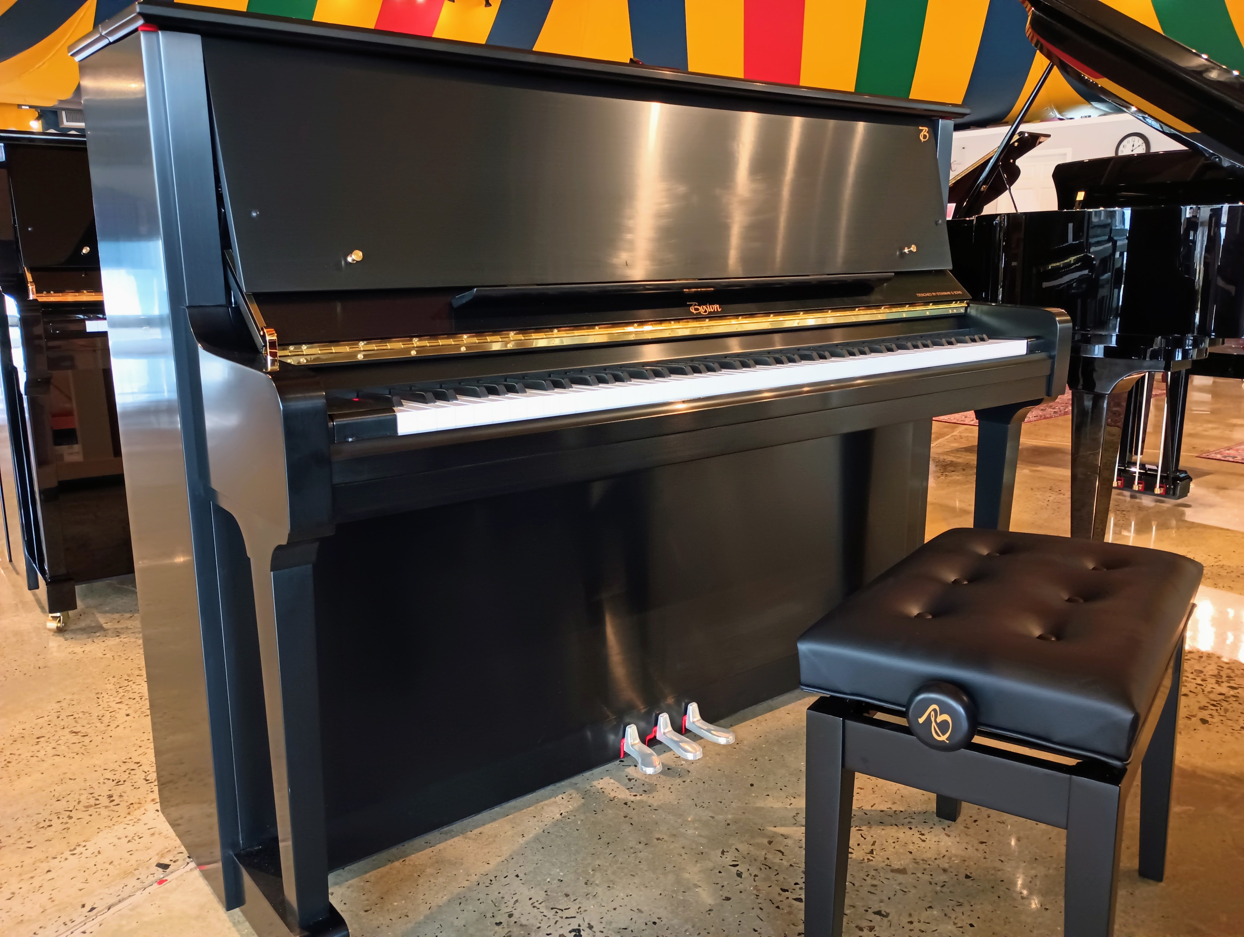 Boston UP-118E Performance Edition Upright Piano, Designed by Steinway & Sons - Image 3