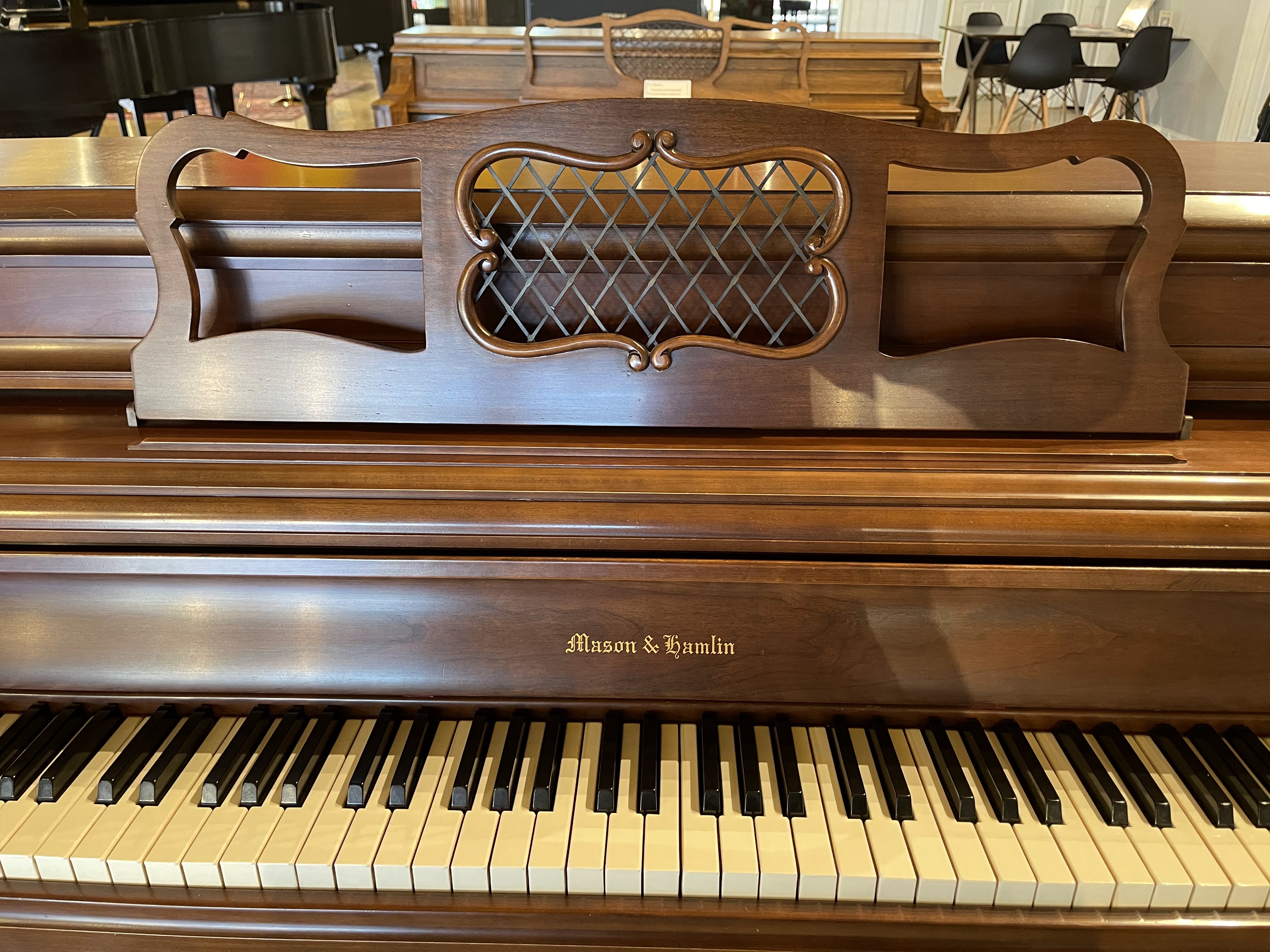 Mason & Hamlin Upright Console Piano Turners Keyboards