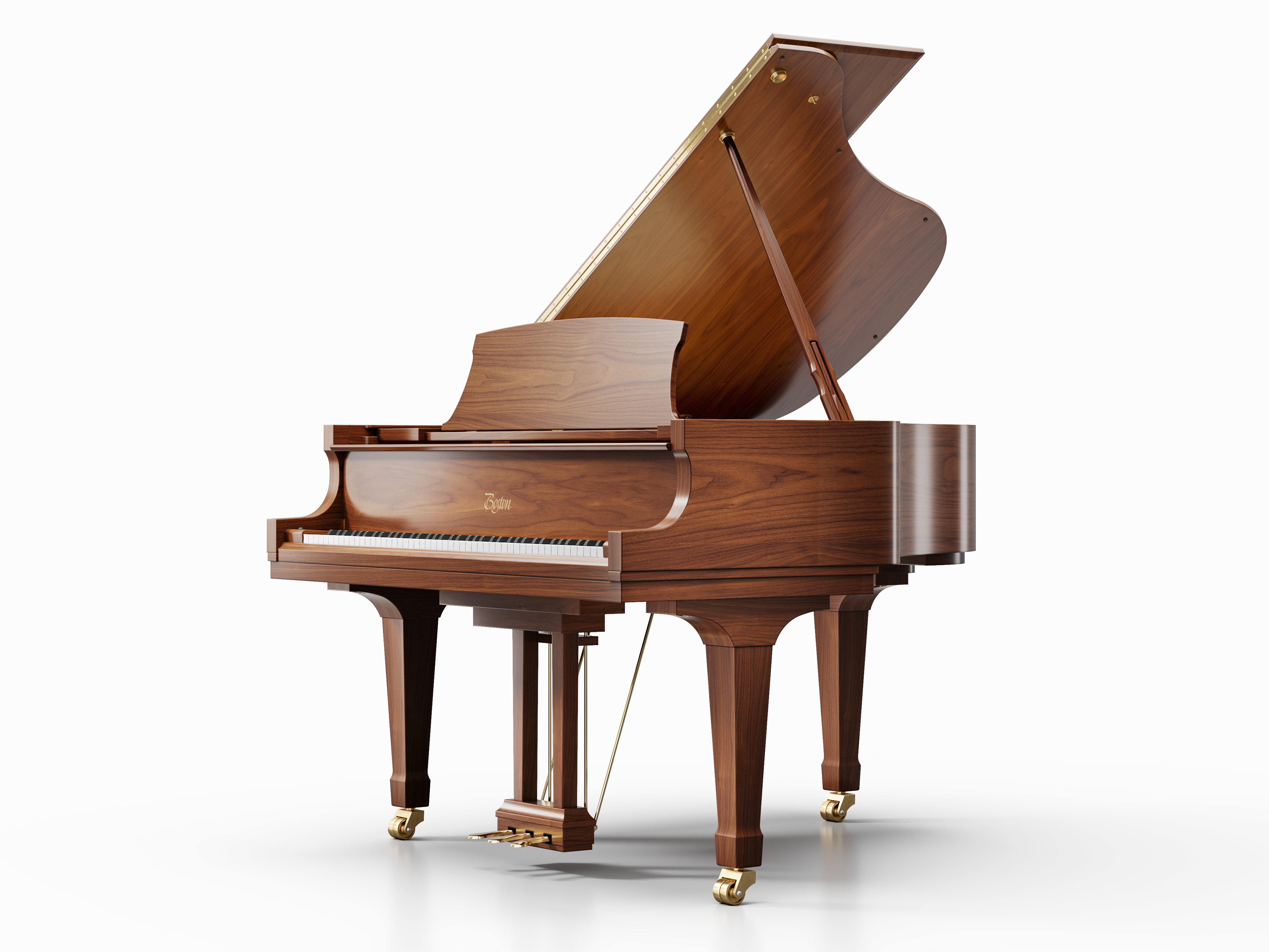 Boston GP-163 5'4" Performance Edition II Baby Grand Piano, Designed by Steinway & Sons