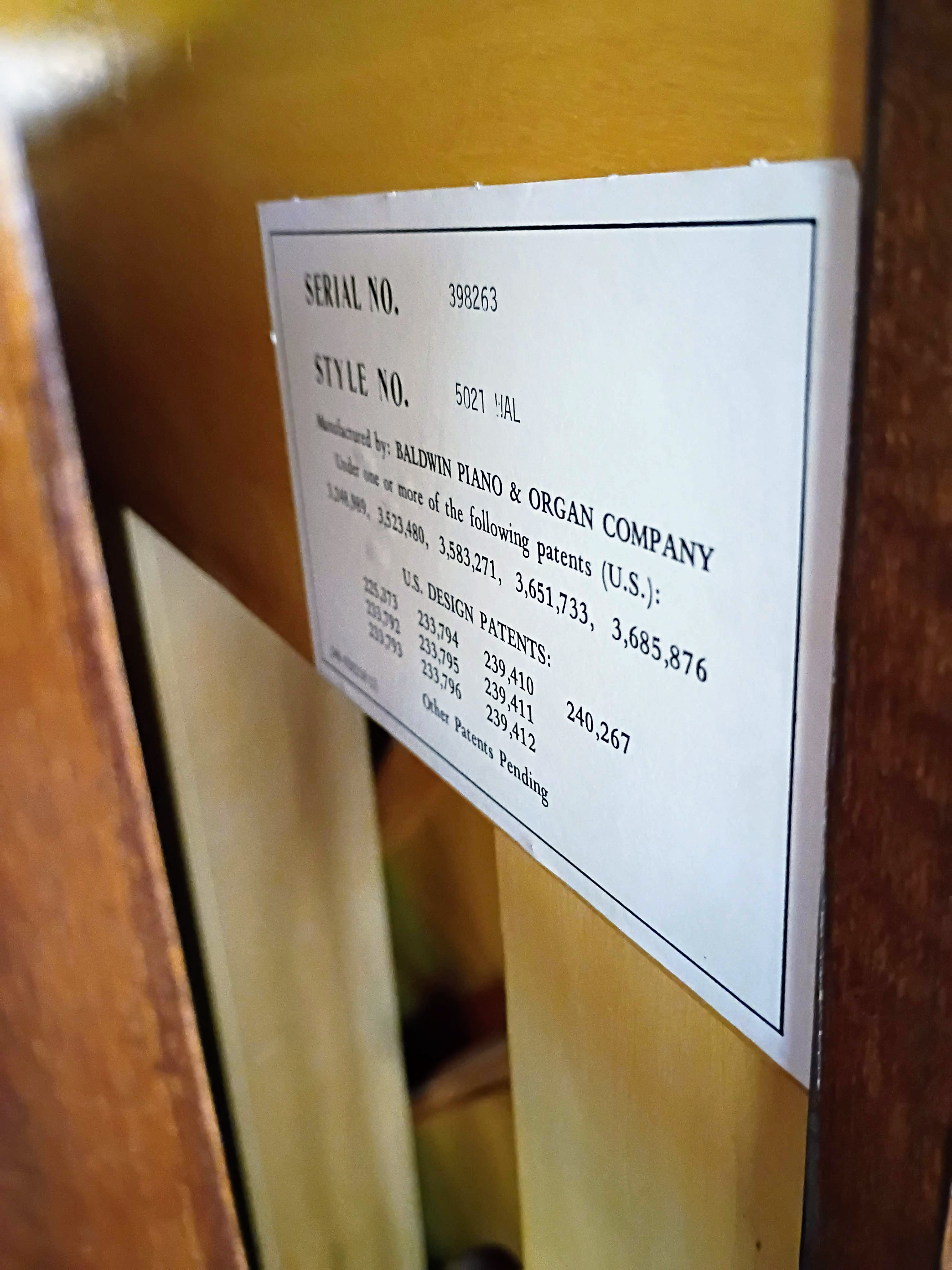 Baldwin Hamilton Upright Piano - Image 3